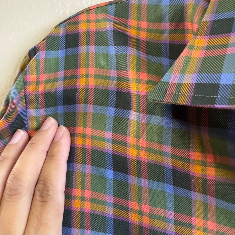 MAUS AND HOFFMAN Plaid Button-Up Shirt - Picture 8 of 9